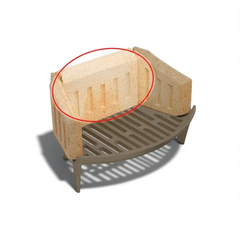 Manor Coal Saver Fire Bricks Back Heat Reflector Solid Fuel Fireplace