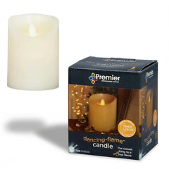 Premier 13cm LED Dancing Flame Candle Realistic Flicker Home Decor Light