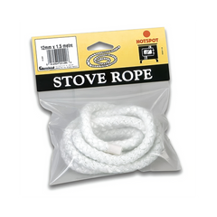 Hotspot Stove Rope 12mm x 2m High Temp Sealing Fibre for Stoves & Boilers