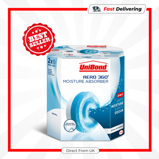 UniBond Aero 360 Moisture Absorber Refill Tabs Neutral Long Lasting 3 Pack