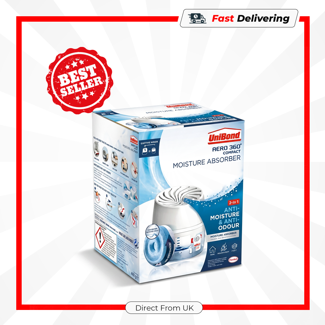 UniBond Aero 360 Compact Moisture Absorber Dehumidifier Odour Control
