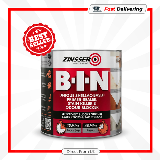 Zinsser B-I-N Primer Sealer Stain Killer 5L Interior Exterior Paint Prep