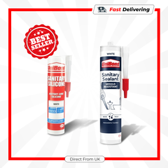 UniBond Sanitary Anti Mould Sealant Translucent 274g Waterproof Silicone