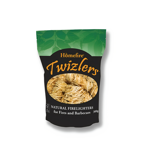 Homefire Twizlers Natural Firelighters 300g Wood Wool Fire Starter