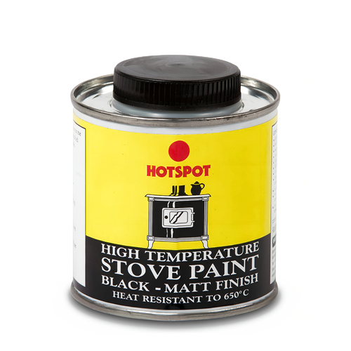 Hotspot Stove Paint Black Matt 100ml High Temp Heat Resistant Coating