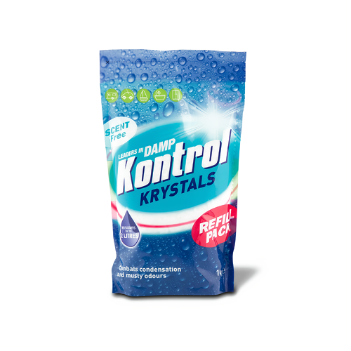 Kontrol Krystals 1kg Refill Pack Unscented Moisture Absorber for Streamline Traps