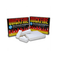 Quickfire Firelighters Pack of 14 Fast Lighting for BBQ, Stove & Open Fires