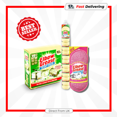Elbow Grease Slim Heavy Duty Scrub Pads, Scourers & Sponges Cleaning Pack