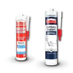 UniBond Sanitary Anti Mould Sealant Translucent 274g Waterproof Silicone