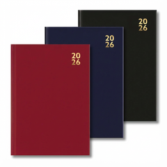 IG Design A5 Hardback Diary Week-to-Page Planner 2025 Organiser Notebook