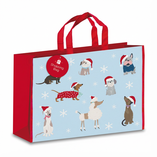 Ig Design Dogs Reusable Non Woven Shopping Bag Eco Friendly Tote