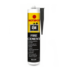 Hotspot Fire Cement Black 310ml High Temperature Stove Fireplace Sealant