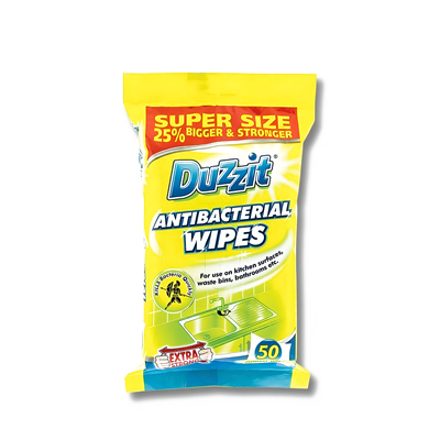 Duzzit Slim Antibacterial, Floor & Multi-Surface Wipes Biodegradable Pack