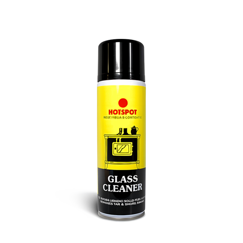 Hotspot Stove Glass Cleaner 320ml Aerosol Smoke Tar Soot Removal Spray