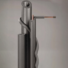 Davant Economy Pipe Insulation Wrap 1m for 15mm Pipe Thermal Protection