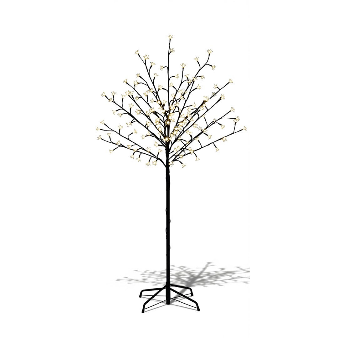 Premier 1.5m LED Cherry Tree 150 Multi Colour Lights Indoor Outdoor Decor