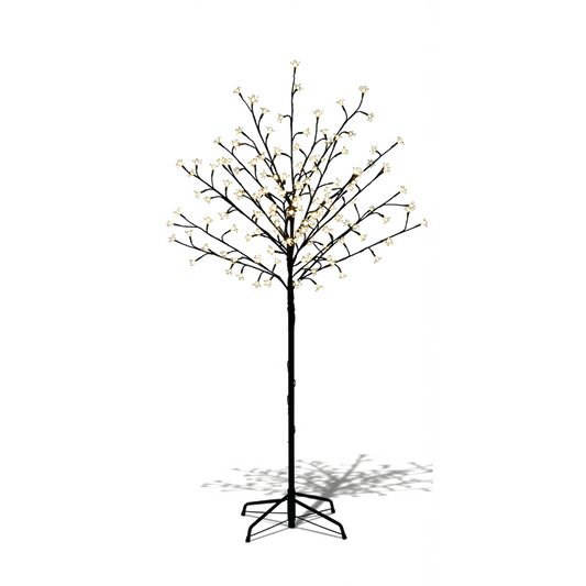 Premier 1.5m LED Cherry Tree 150 Multi Colour Lights Indoor Outdoor Decor