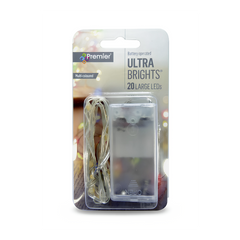 Premier Ultrabrights 20 LED Multi Large Indoor Christmas String Lights