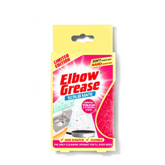 Elbow Grease Slim Scrub Mate Pink Heavy Duty Cleaning Pad Kitchen Bathroom