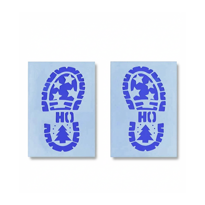 Premier Santa Boot Stencil 25 x 16cm Christmas Floor Print Craft Decoration