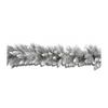 Premier Silver Tip Garland 180cm Christmas Tree Wreath Holiday Decoration