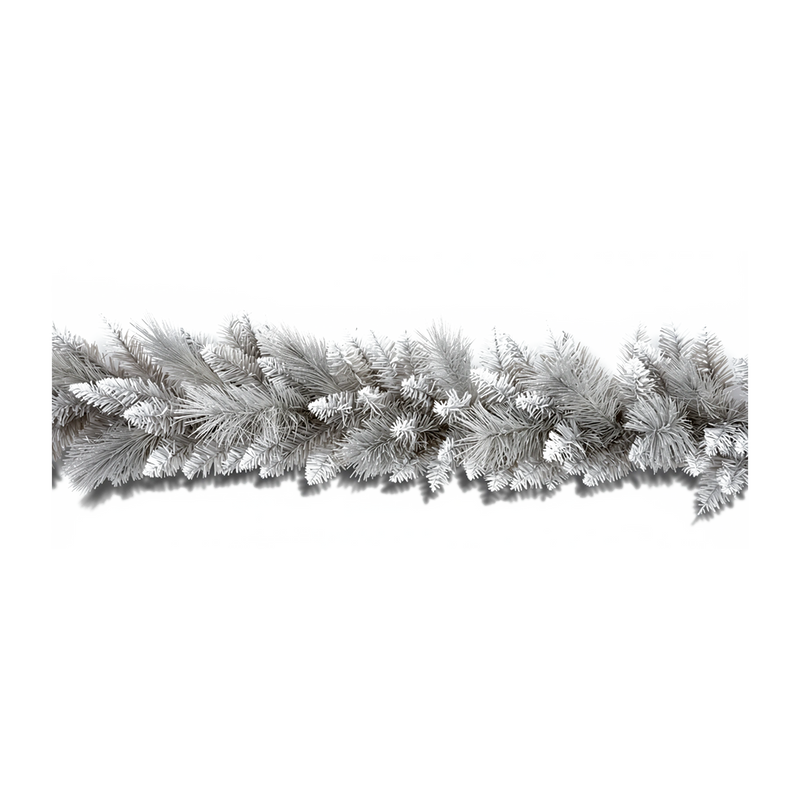 Premier Silver Tip Garland 180cm Christmas Tree Wreath Holiday Decoration