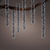 Kaemingk 480 LED Cascade Christmas Tree Lights Black Cool White Outdoor Decor