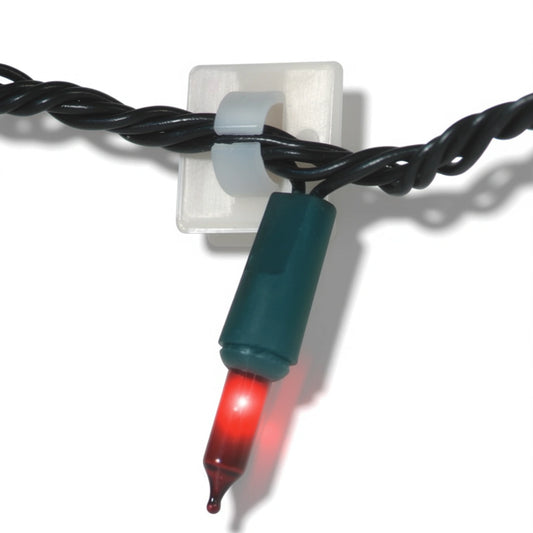 Premier Mini Self Adhesive Clips 24 Pack Christmas Light Cable Holders
