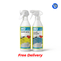 HG Mould Remover Spray 500ml Fast & Effective Mildew Mouldy Stains Cleaner UK
