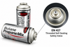 GoSystem Butane Propane Mix Gas Cartridge Safety Valve 170g 350g