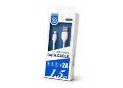 Extrastar Braided iPhone Charging Cable USB Data Sync Lead 1.5m Heavy Duty White