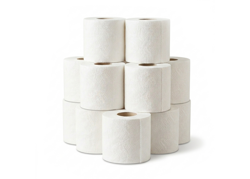 Classic Toilet Rolls 2 Ply Quilted Tissue Bulk Luxury Soft Strong Paper