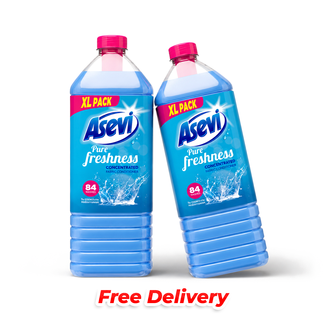 Asevi Fabric Conditioner 84 Wash Pure Freshness Long Lasting Fragrance Softener
