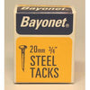 Bayonet Tacks (Fine Cut Steel) Blue (Box Pack) 13mm
