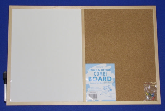 Nicoline Combi Boards (half Cork / half Write-on/Wipe-off) 60cm x 40cm