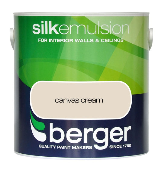 Berger Silk Emulsion 2.5L Canvas Cream