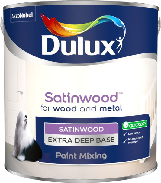 Dulux Colour Mixing 2.5L Satinwood Medium Base