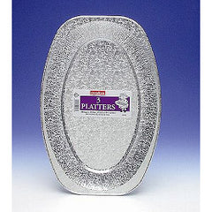 Caroline Silver Foil Platter (3) 17" (43cm)