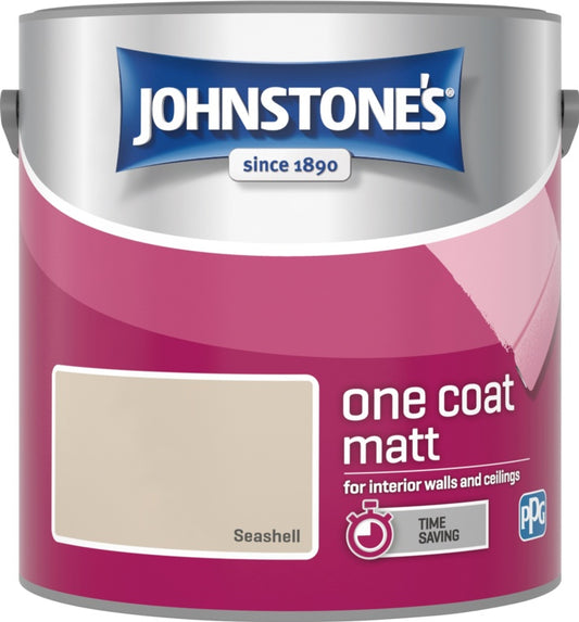 Johnstone's One Coat Matt 2.5L Antique White
