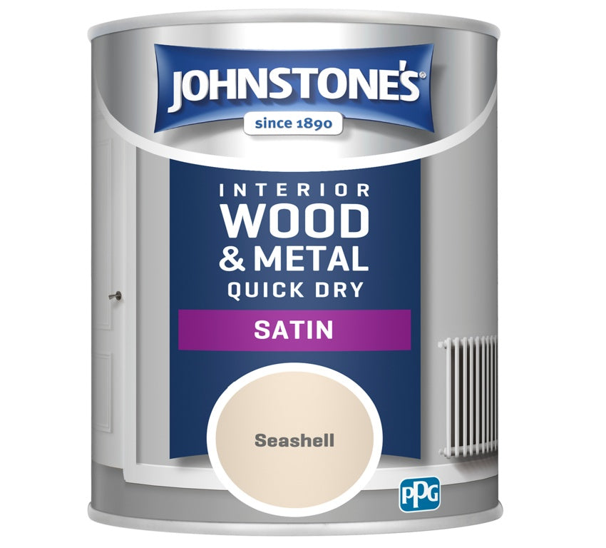 Johnstone's Quick Dry Satin 750ml Seashell