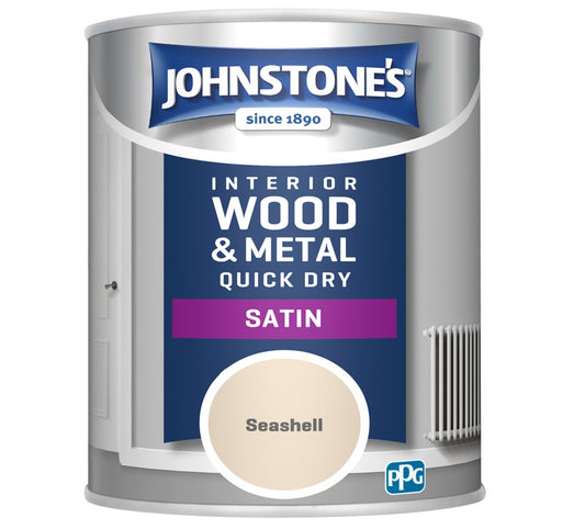 Johnstone's Quick Dry Satin 750ml Seashell