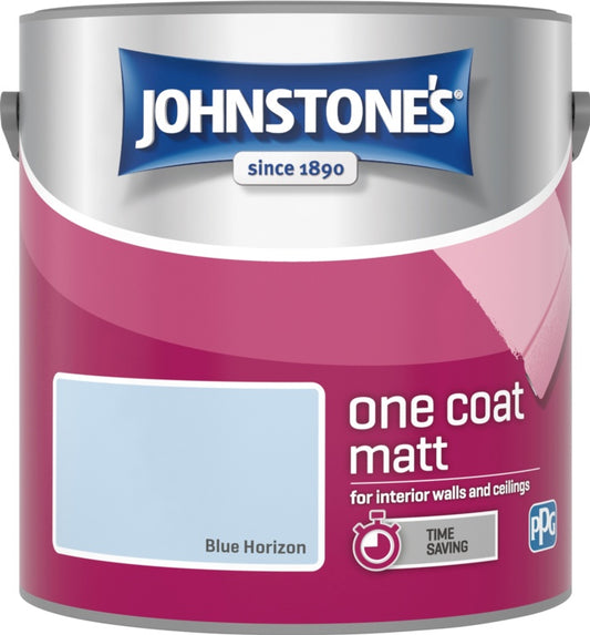 Johnstone's One Coat Matt 2.5L Blue Horizon