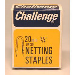 Challenge Netting Staples Zinc Plated (Box Pack) 25mm