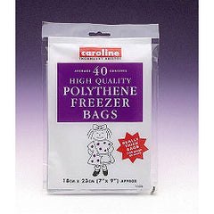 Caroline Freezer Bags (40) 7" x 9" (18 x 23cm)