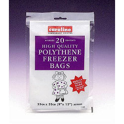 Caroline Freezer Bags (20) 9" x 13" (23 x 33cm)