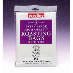 Caroline Large Roasting Bags (5) 14"x 17" (30 x43cm)