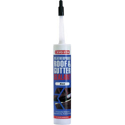 Evo-Stik Weatherproof Roof & Gutter Sealant C20 Black