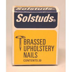 Solstuds Upholstery Nails Brassed (Box Pack) 10mm