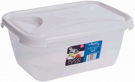 Wham Rectangular Food Storage White 2L