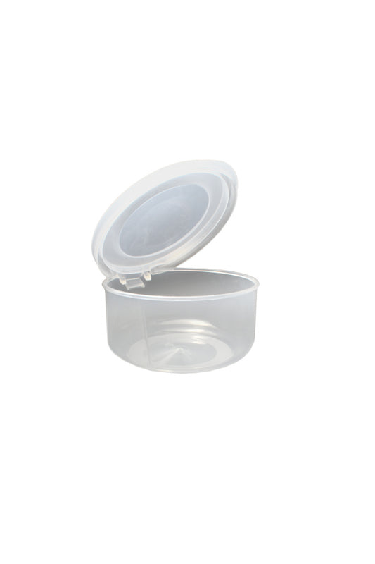 Beaufort Food Container Round Hinged Lid 125ml Clear